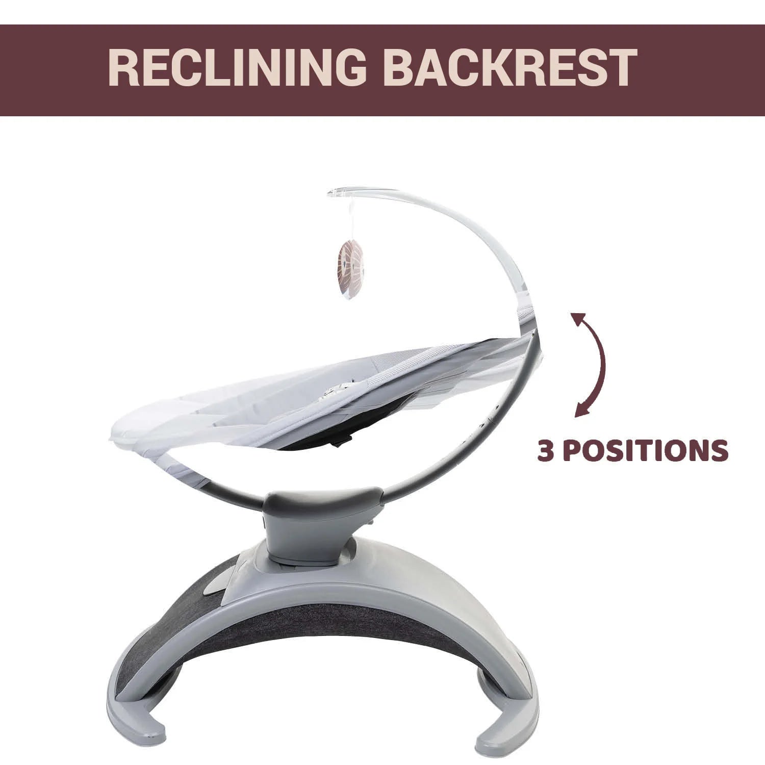 Comfy Wave Baby Bouncer Silverspring