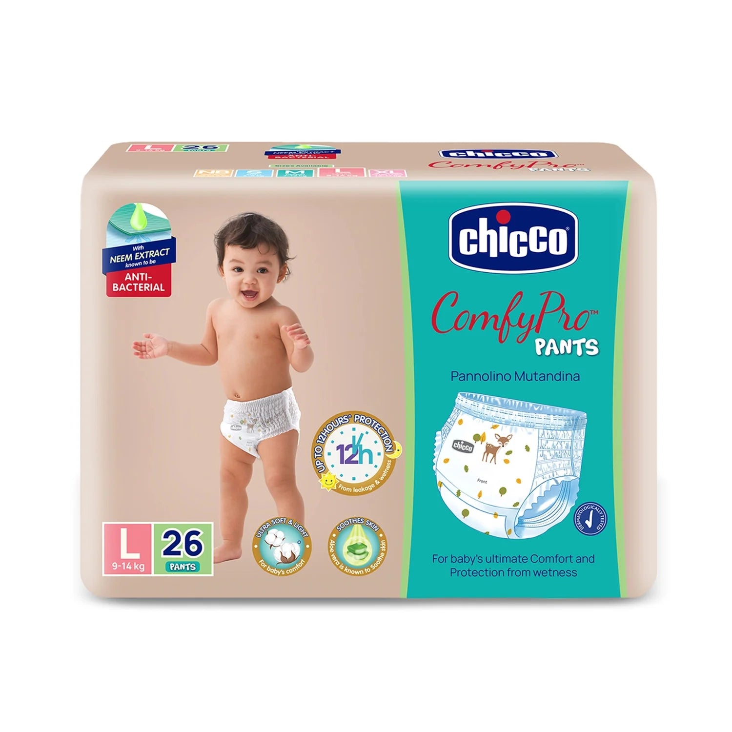 Comfypro Pants Style Baby Diaper Large 26 Pc