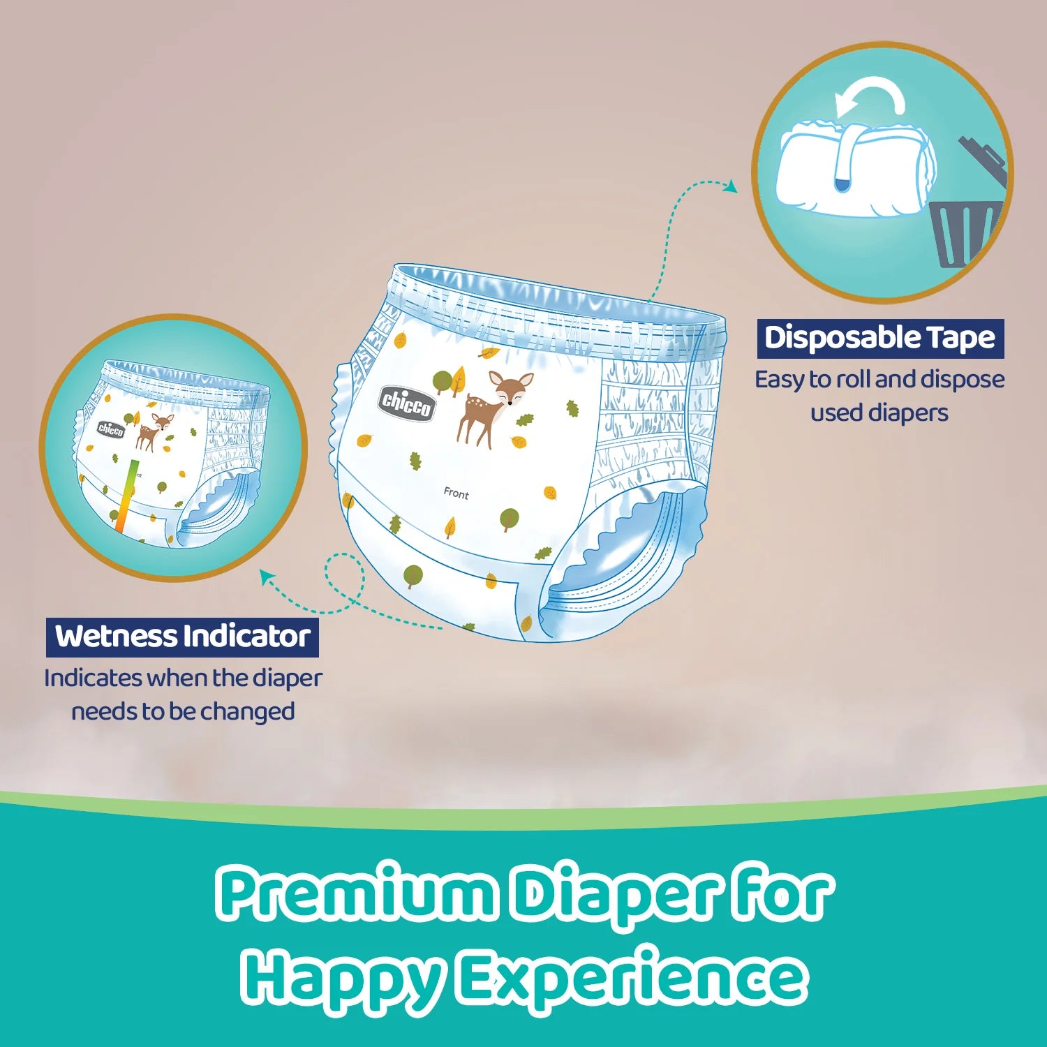 Comfypro Pants Style Baby Diaper New Born 24 Pc