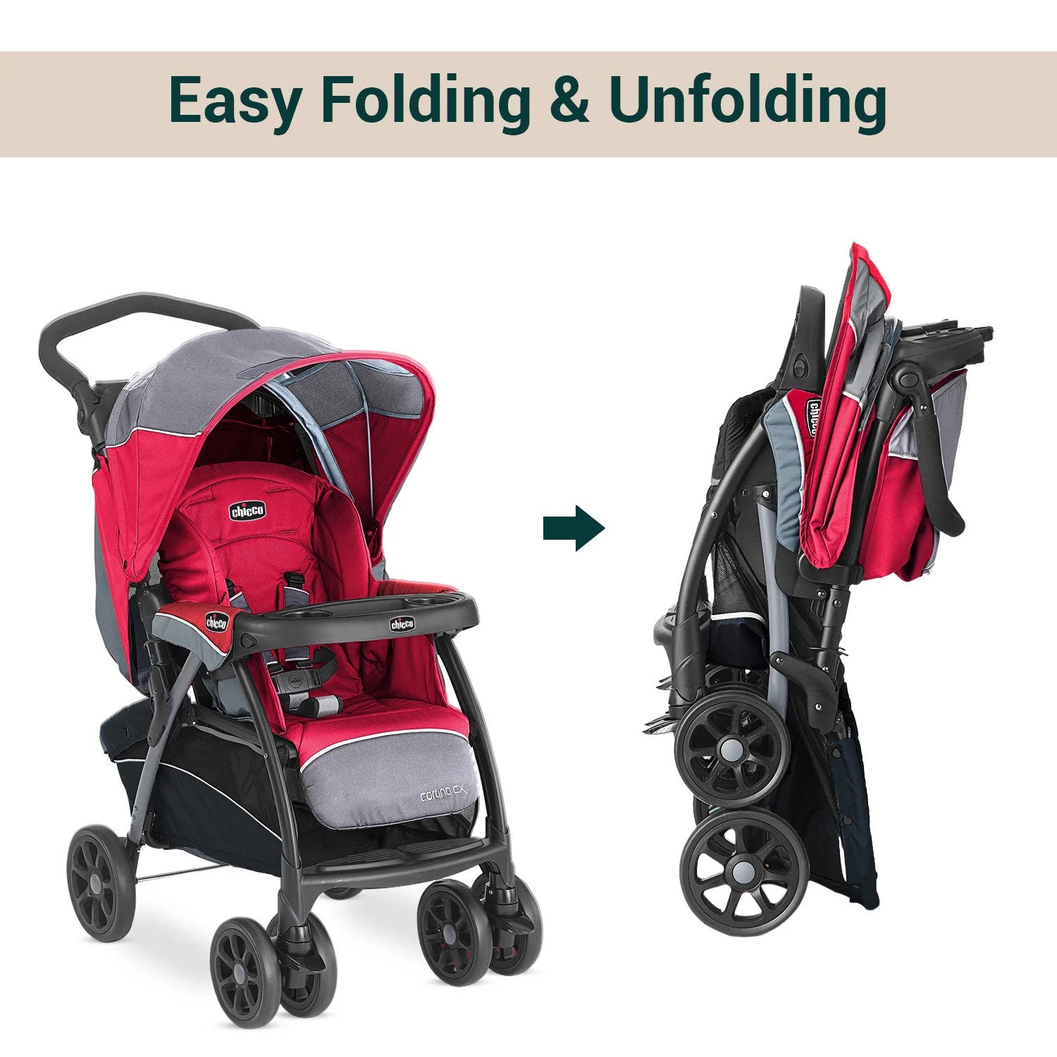 Cortina Cx Red Stroller