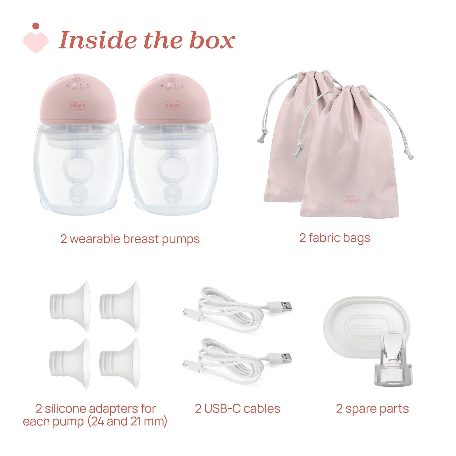 Double Wearable Electric Breast Pump