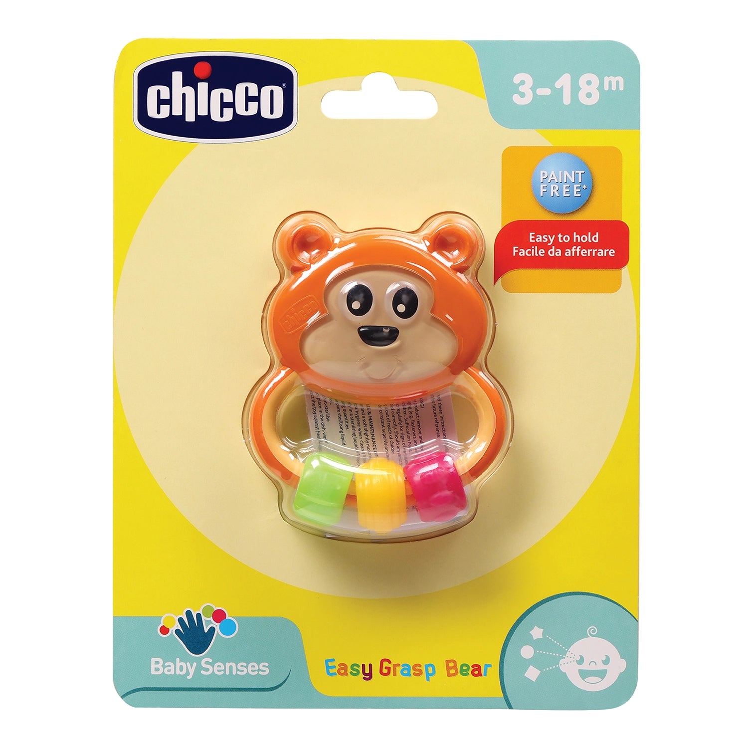 Easy Grasp Bear Rattle