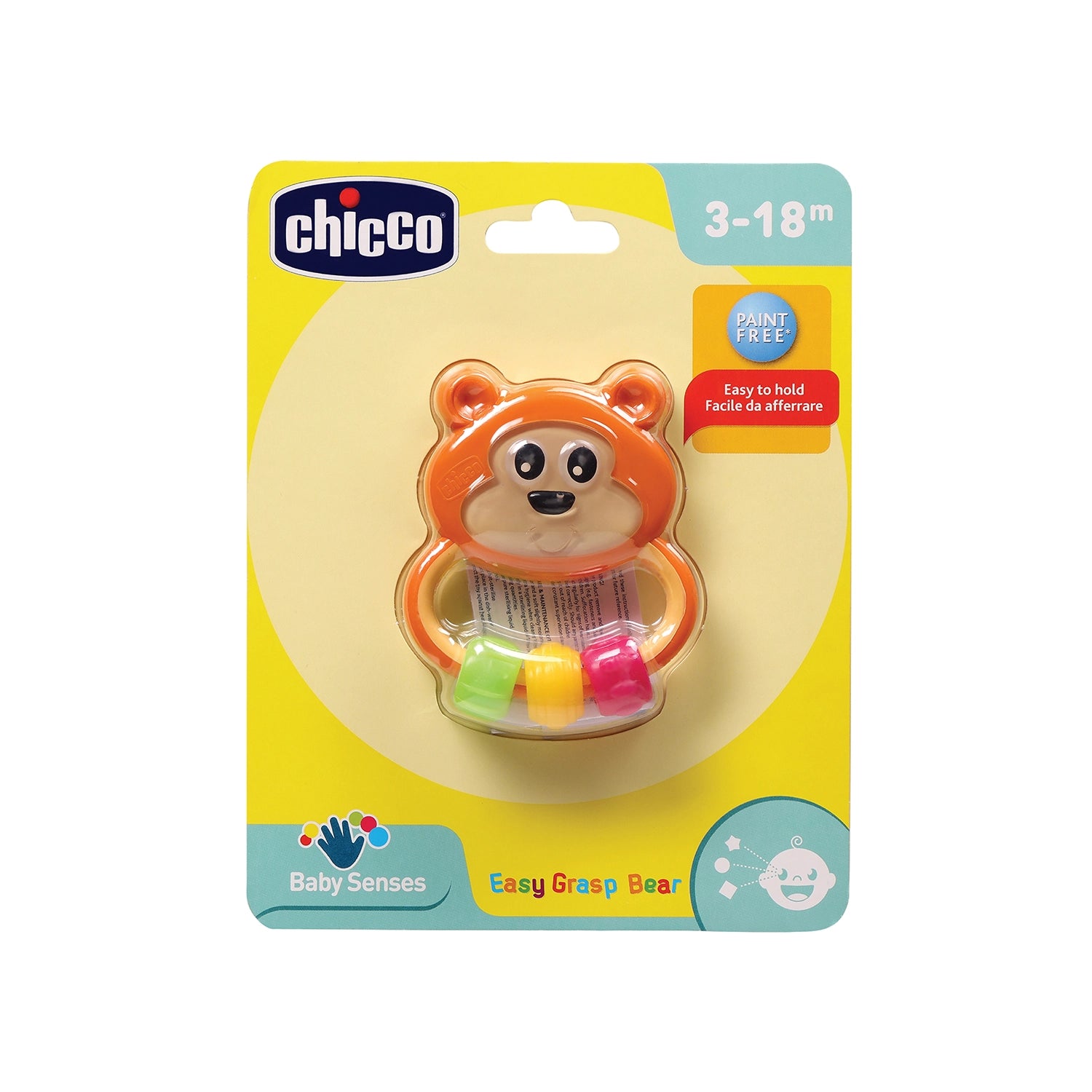 Easy Grasp Bear Rattle