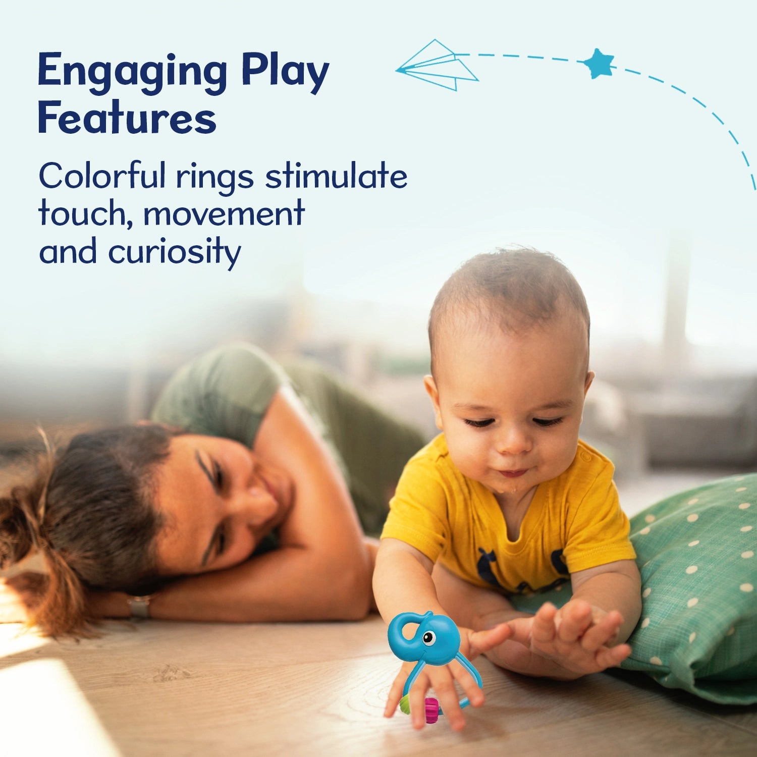 Easy Grasp Elephant Rattle