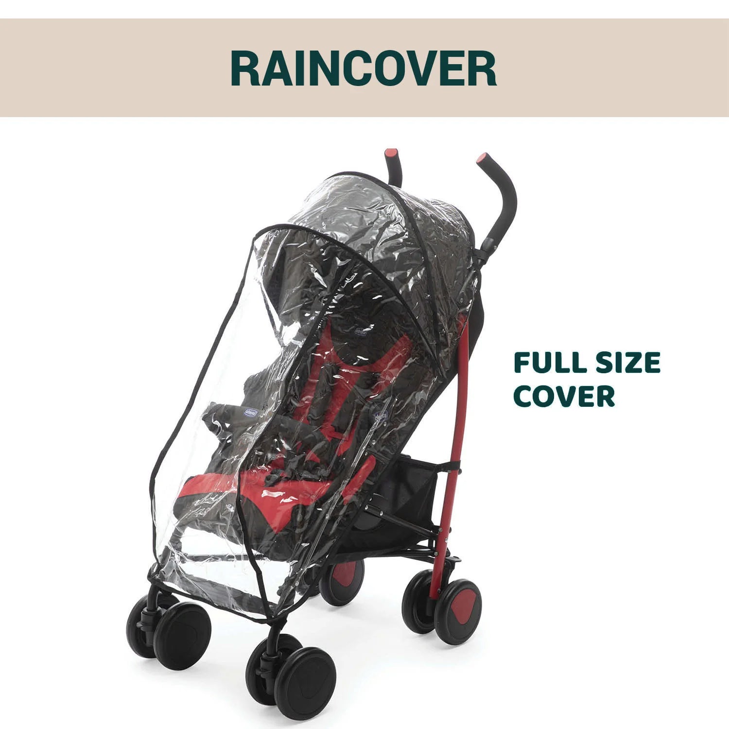 Echo Stroller with Bumper Bar Scarlet