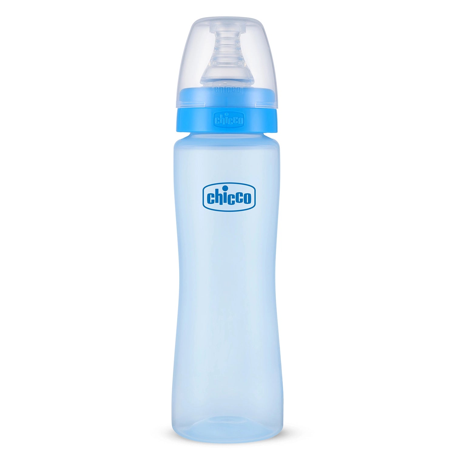 Feed Easy Baby Colored Bottle 250 ml Medium Flow 2M+ Blue