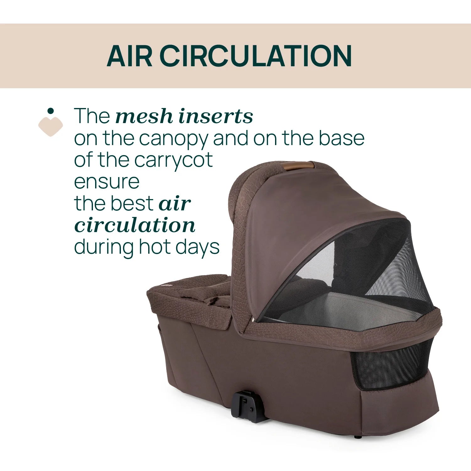 Flexi Carrycot Bronze Lizard