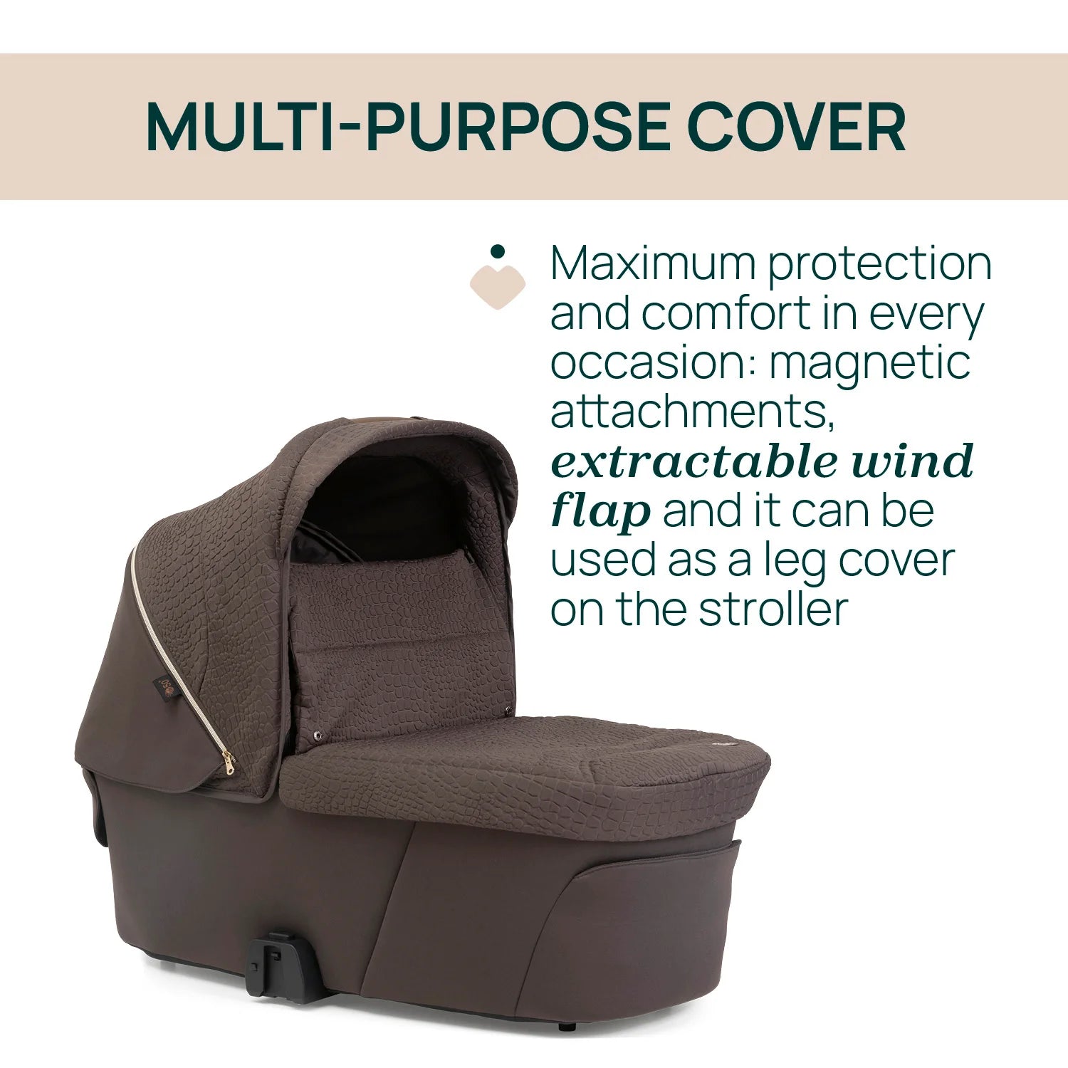 Flexi Carrycot Bronze Lizard