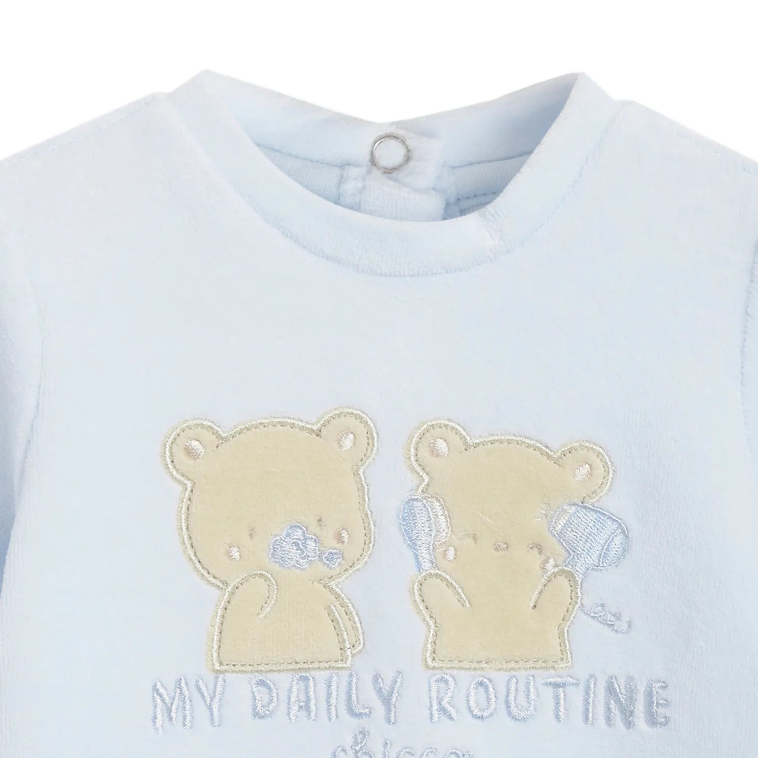 Gift Box Baby Suit & Bib & Cap Blue