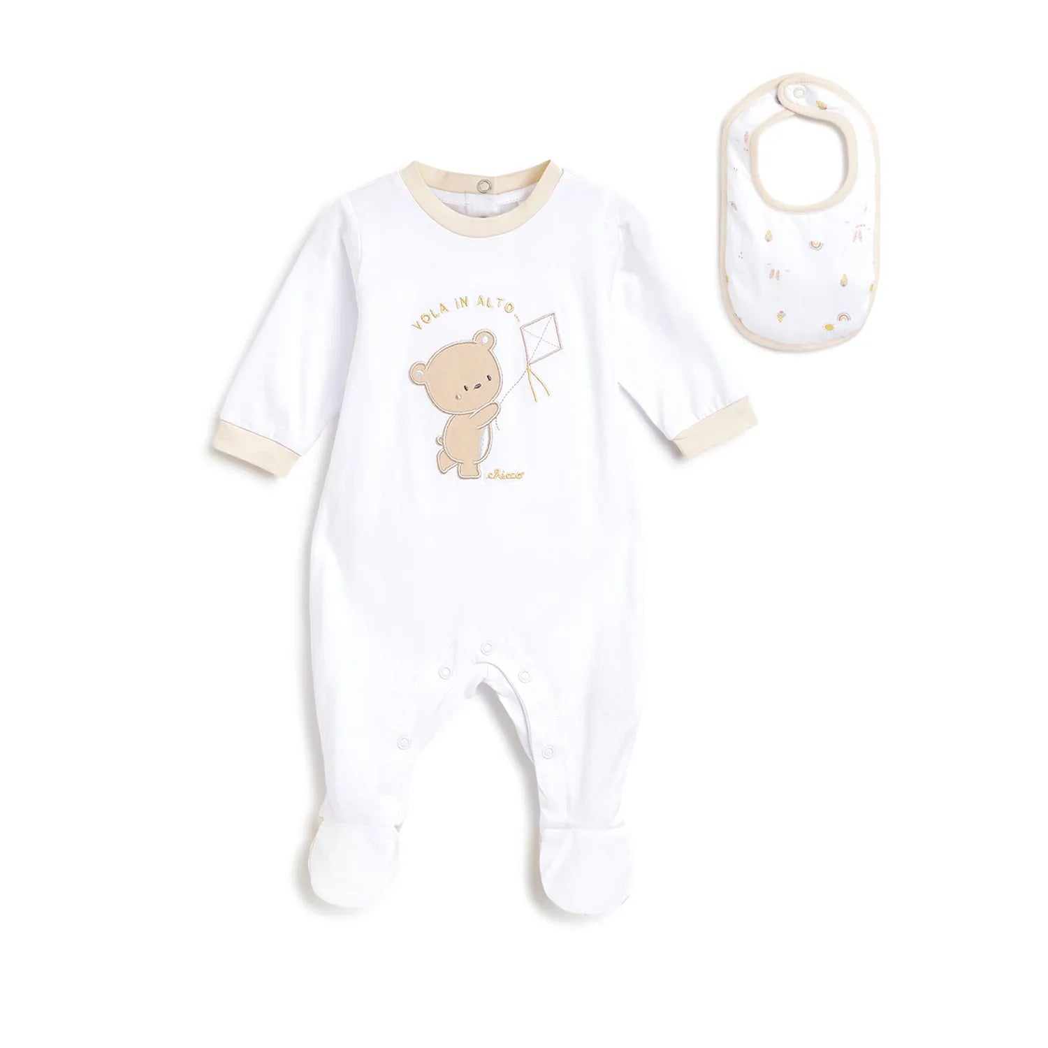 Gift Box Baby Suit & Bib & Cap Unisex