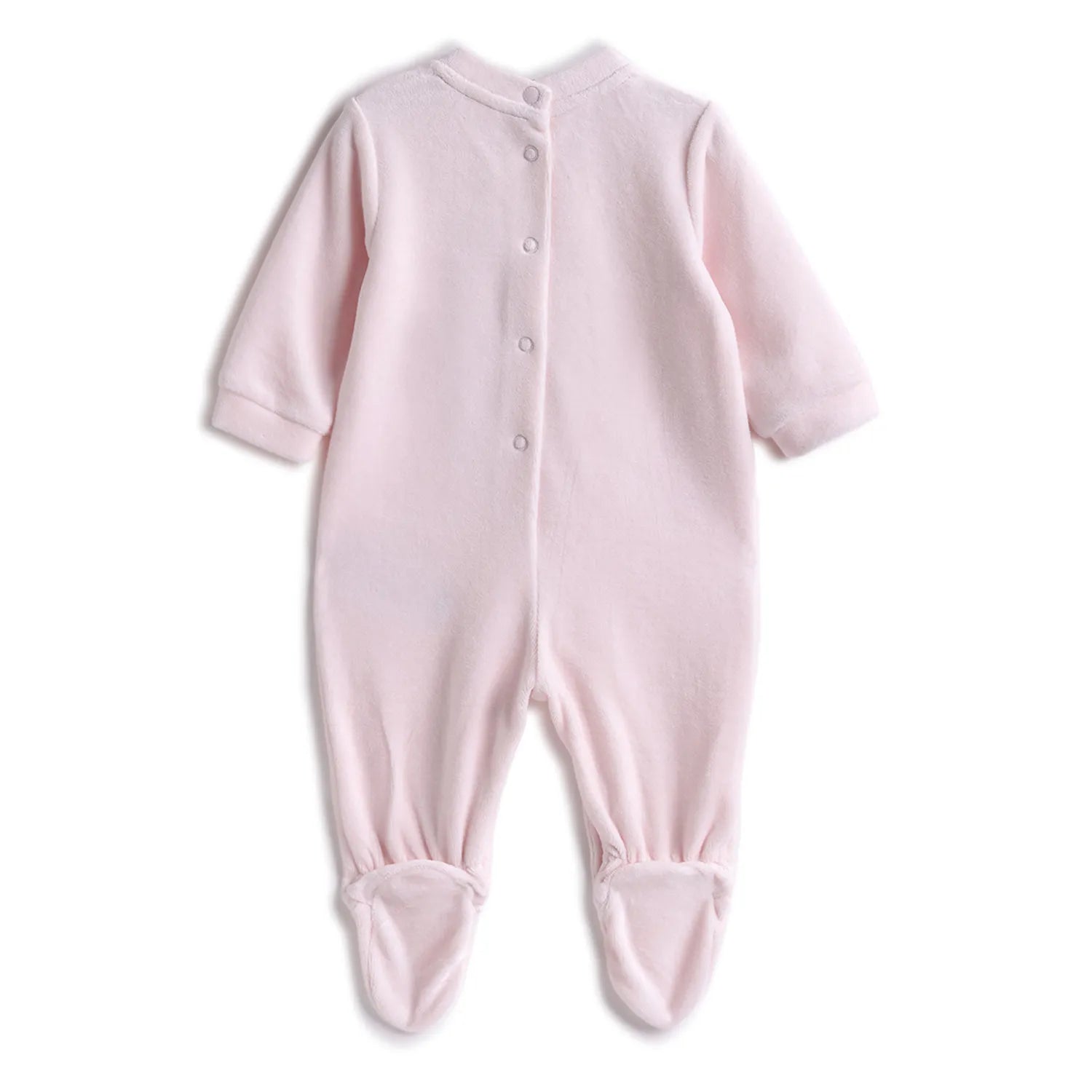 Gift Box Babysuit and Bib and Cap Pink