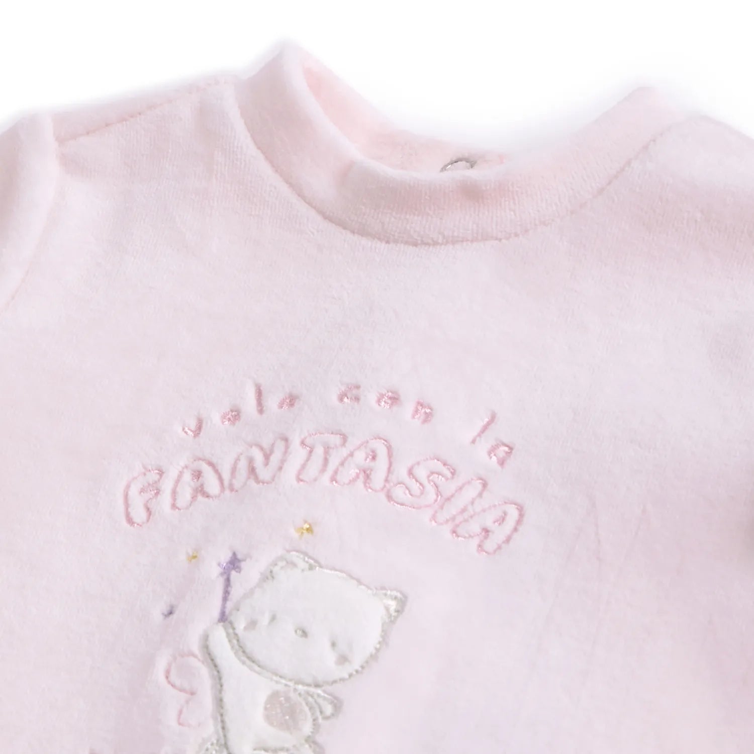 Gift Box Babysuit and Bib and Cap Pink