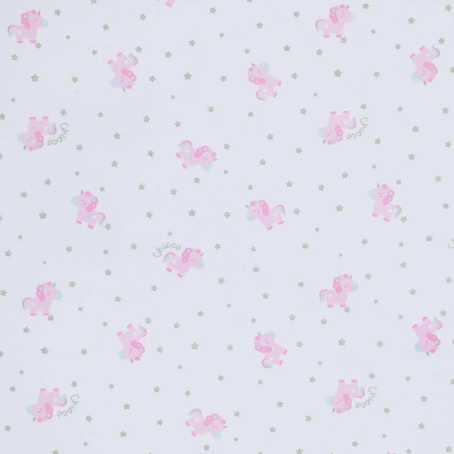 Girls White & Pink Pram Blanket