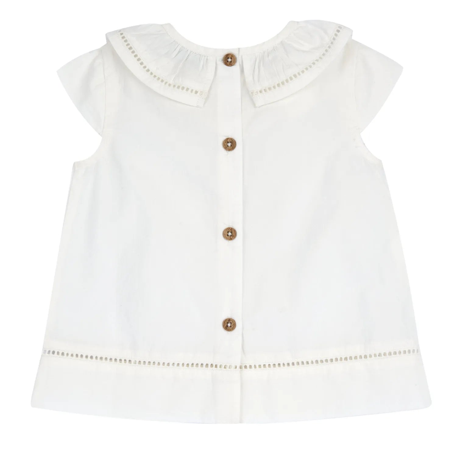 Girls Bronze Self Design Top