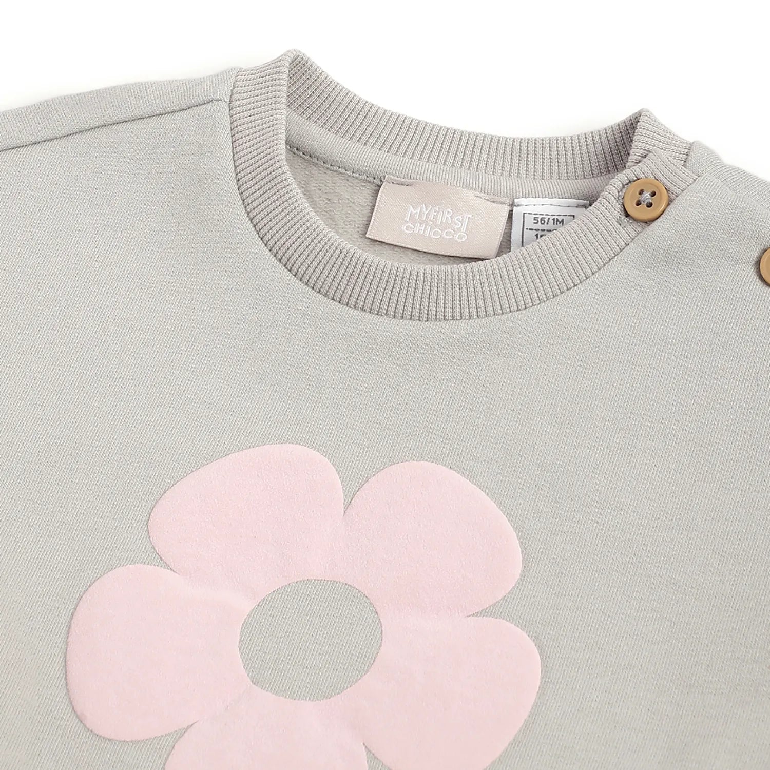 Girls Floral Printed Sweatshirt