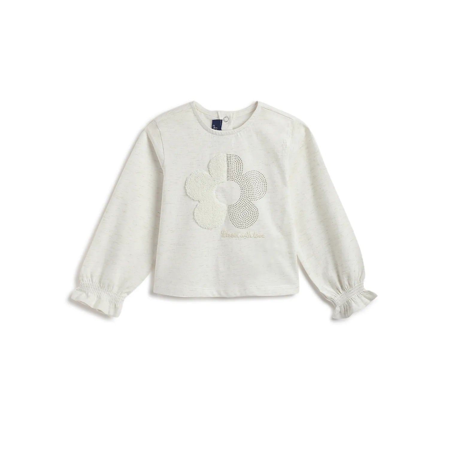 Girls Floral Printed T-shirt