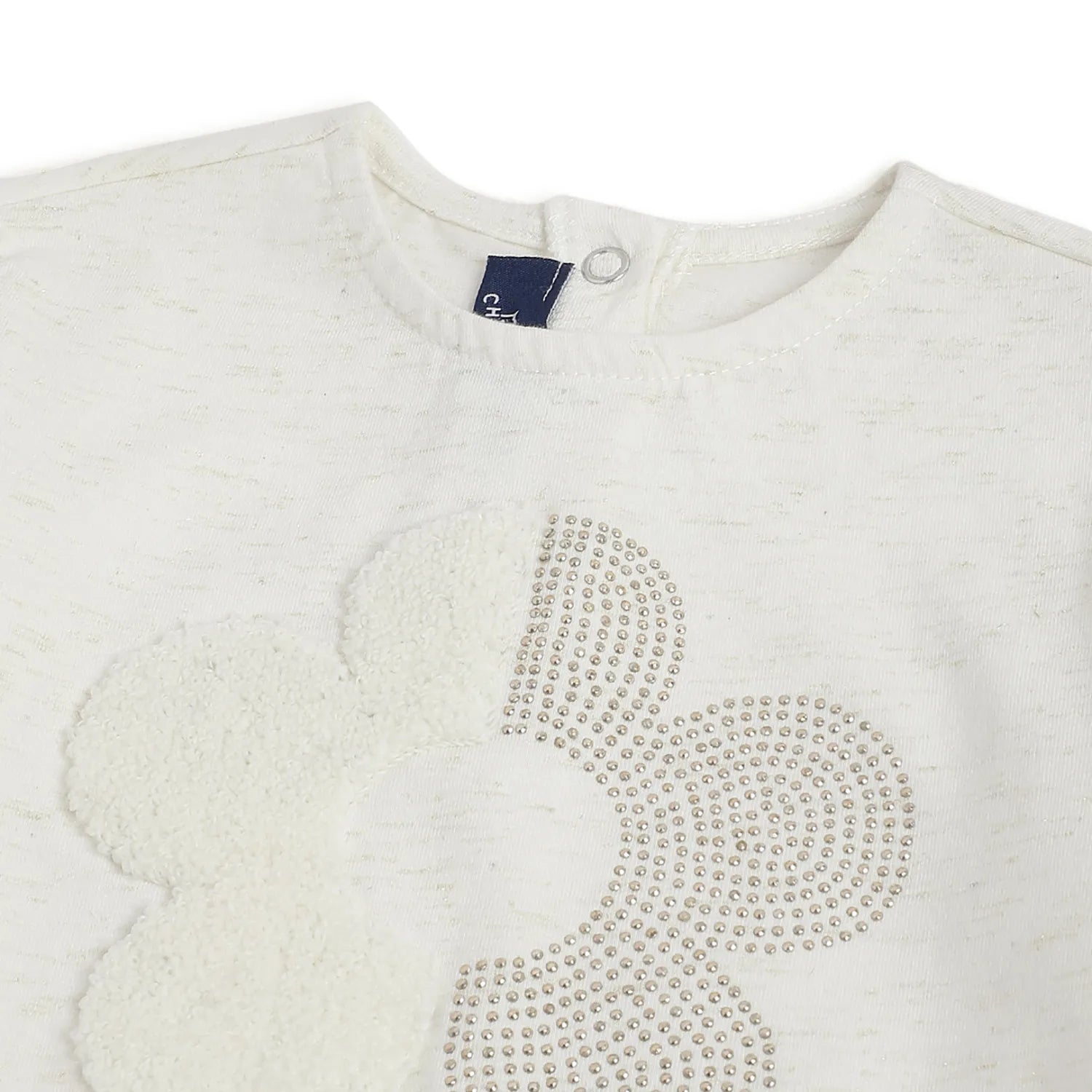 Girls Floral Printed T-shirt