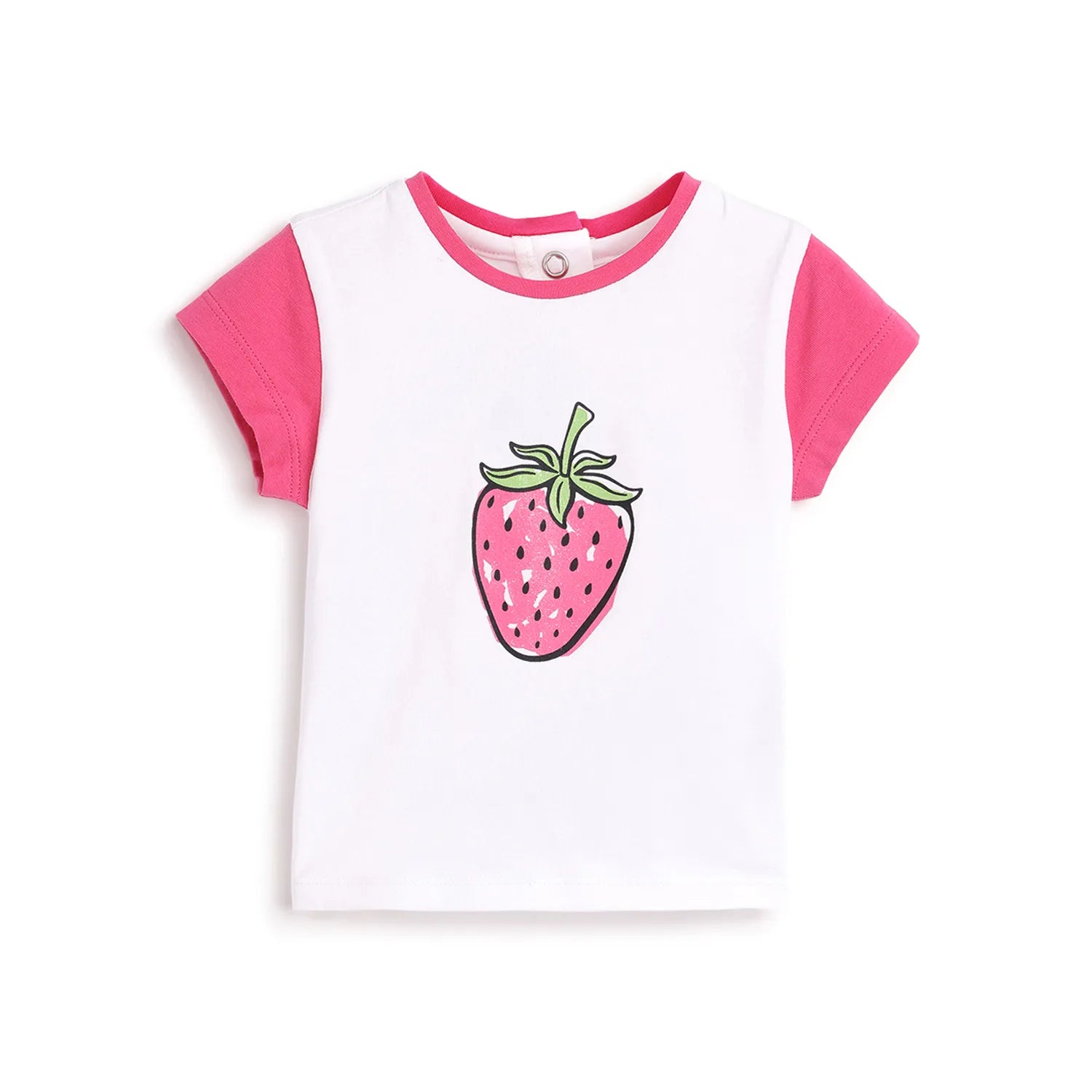 Girls Graphic Printed Cotton T-shirt