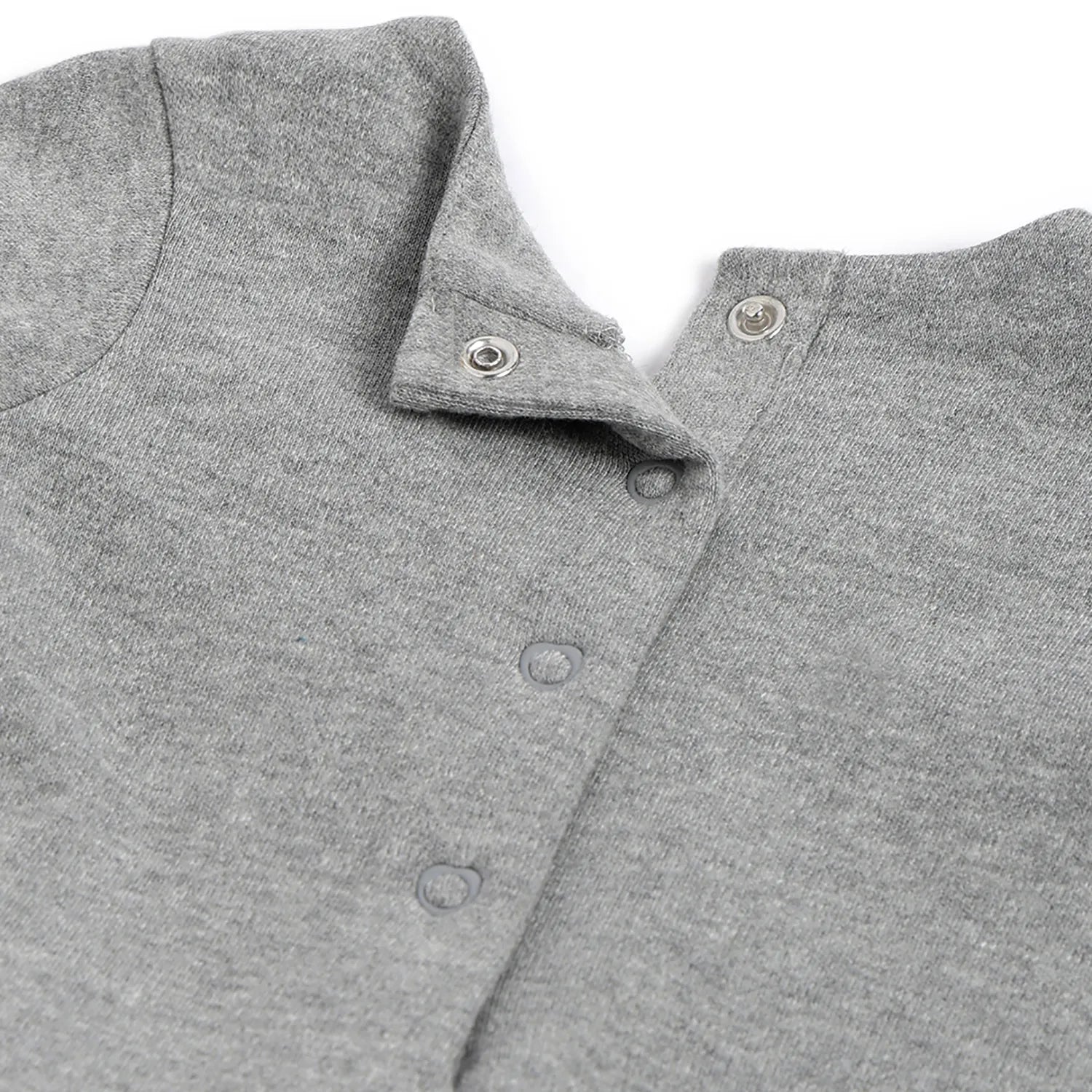 Girls Medium Grey Applique Dress