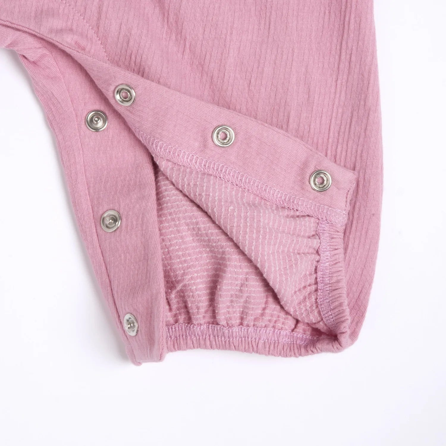 Girls Medium Pink Solid Long Dungaree