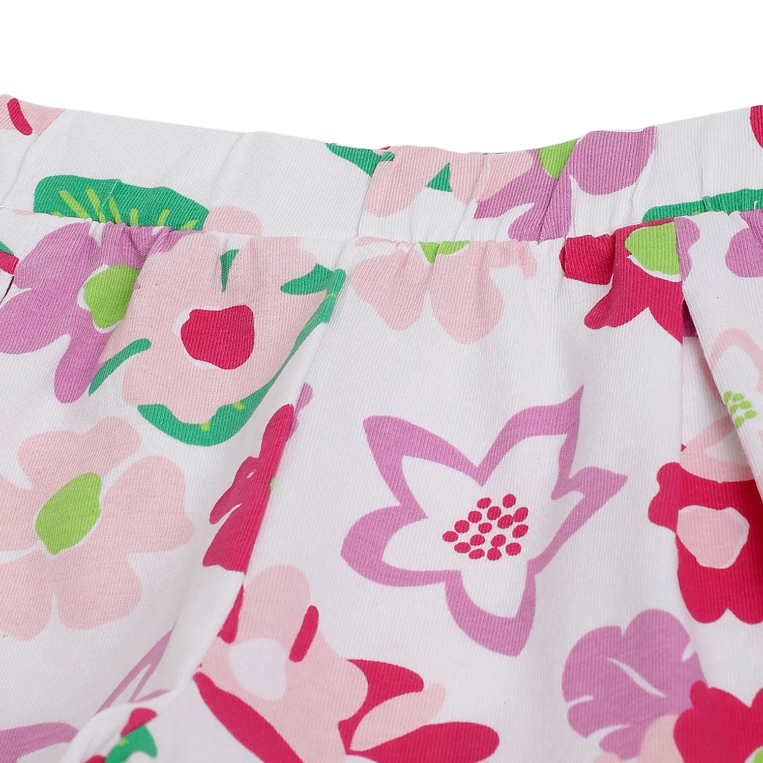 Girls Pack Of 3 Printed Cotton Shorts