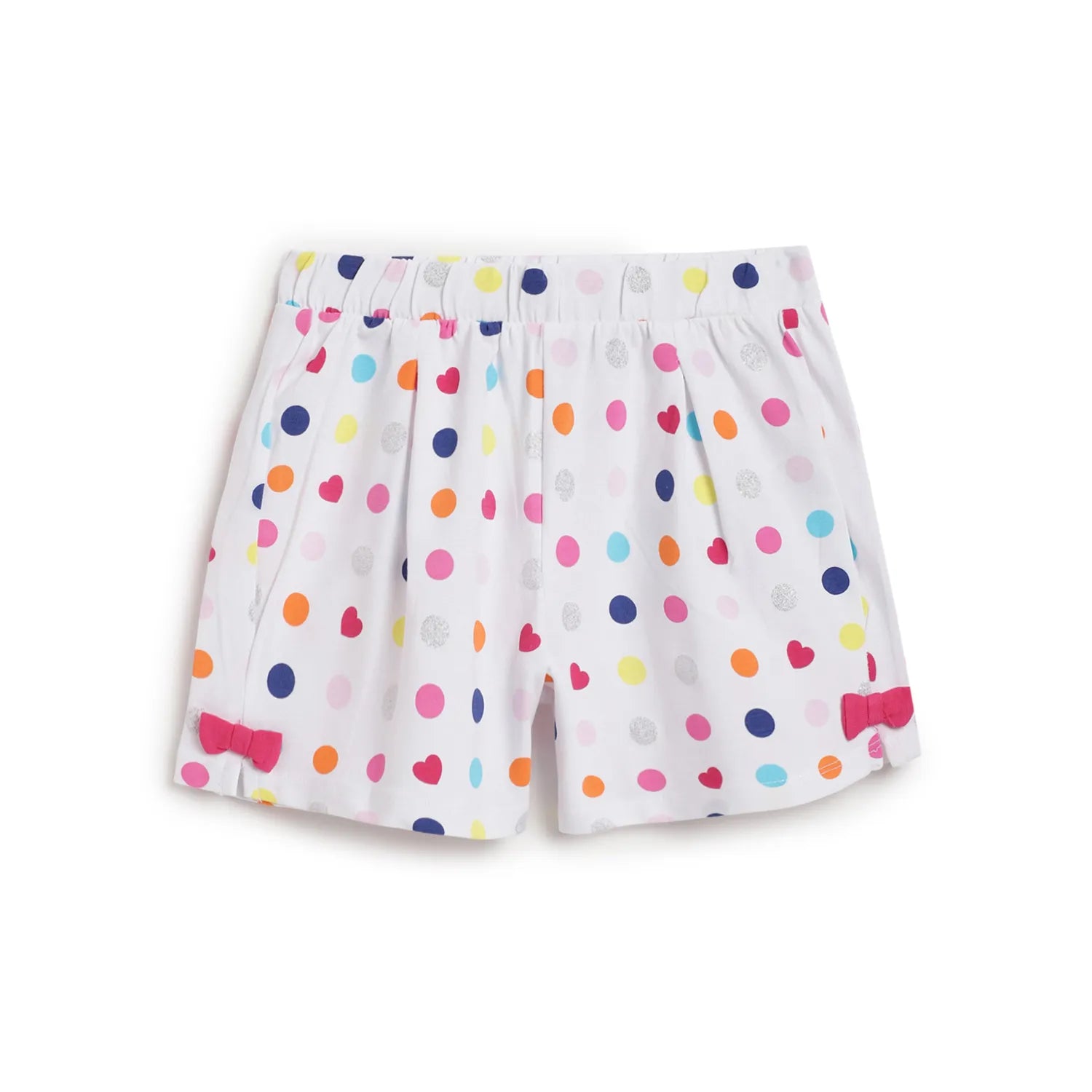 Girls Pack Of 3 Printed Cotton Shorts