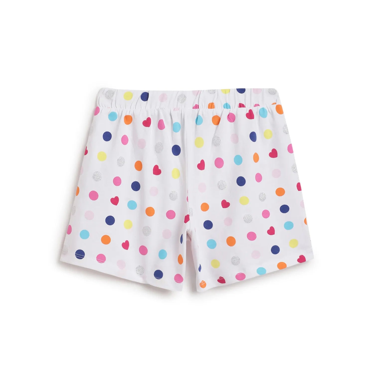 Girls Pack Of 3 Printed Cotton Shorts
