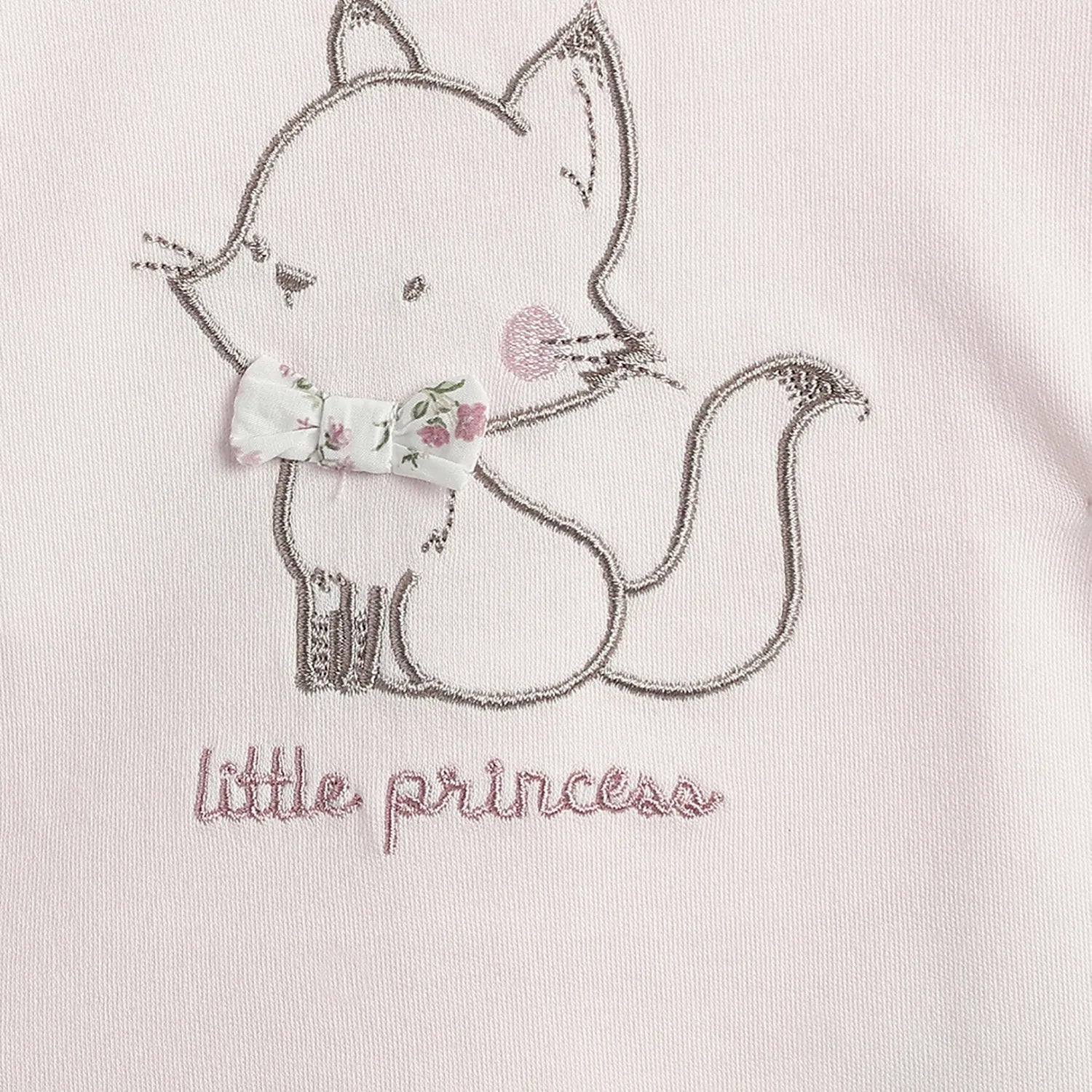 Girls Pink Embellished Smock with Leggings