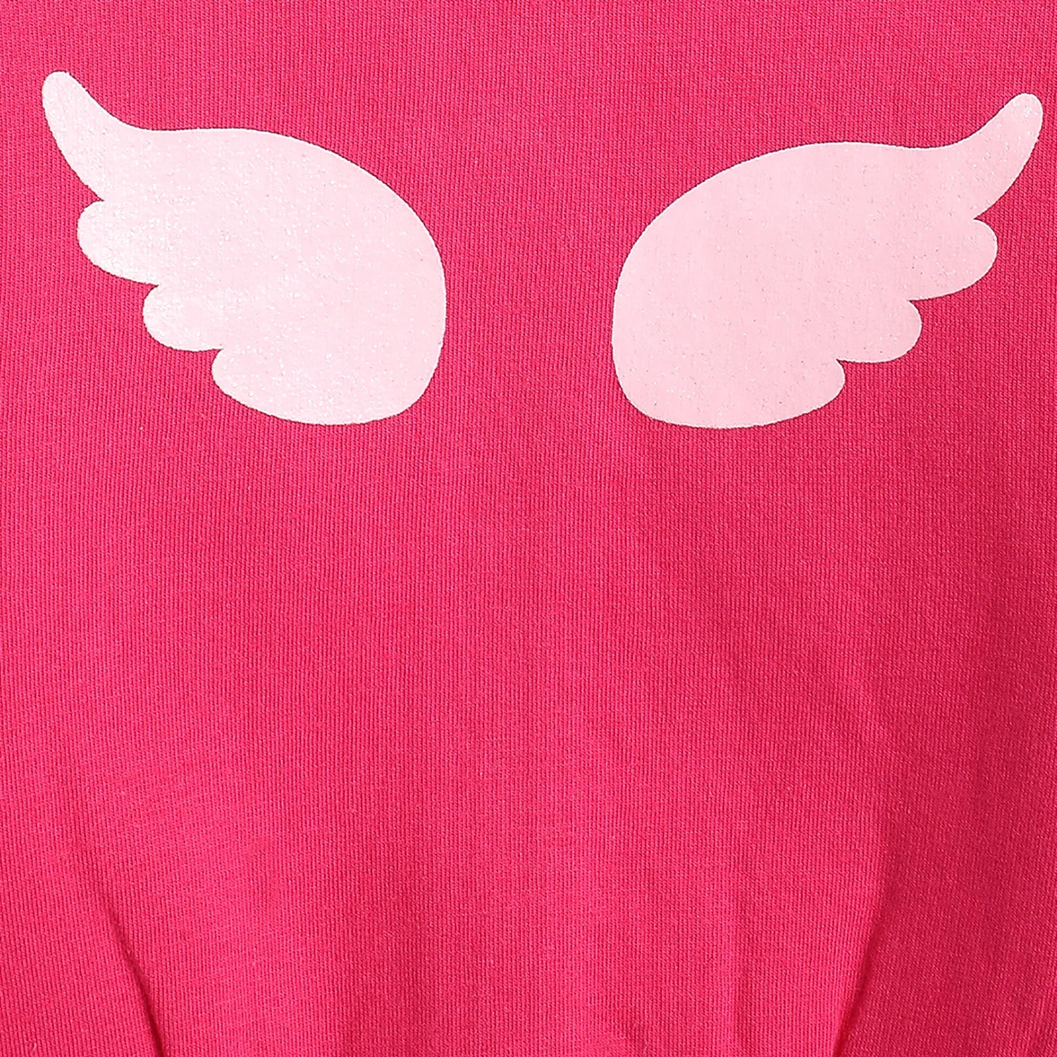 Girls Pink Printed Cardigan