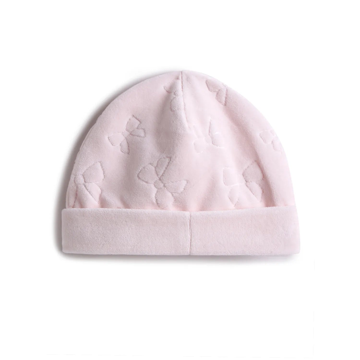 Girls Pink Self Design Cap