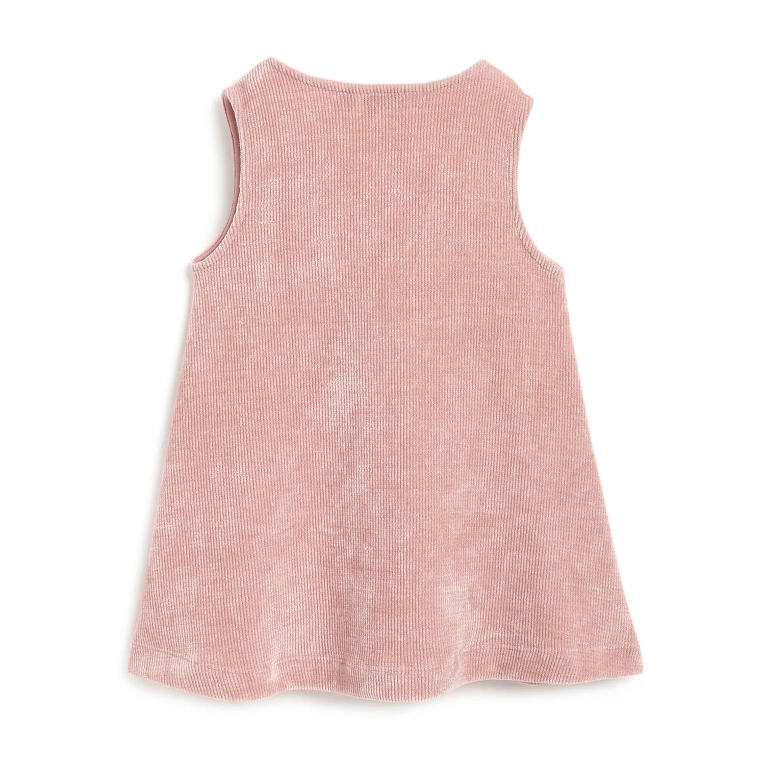 Girls Pink Sleeveless A-Line Dress