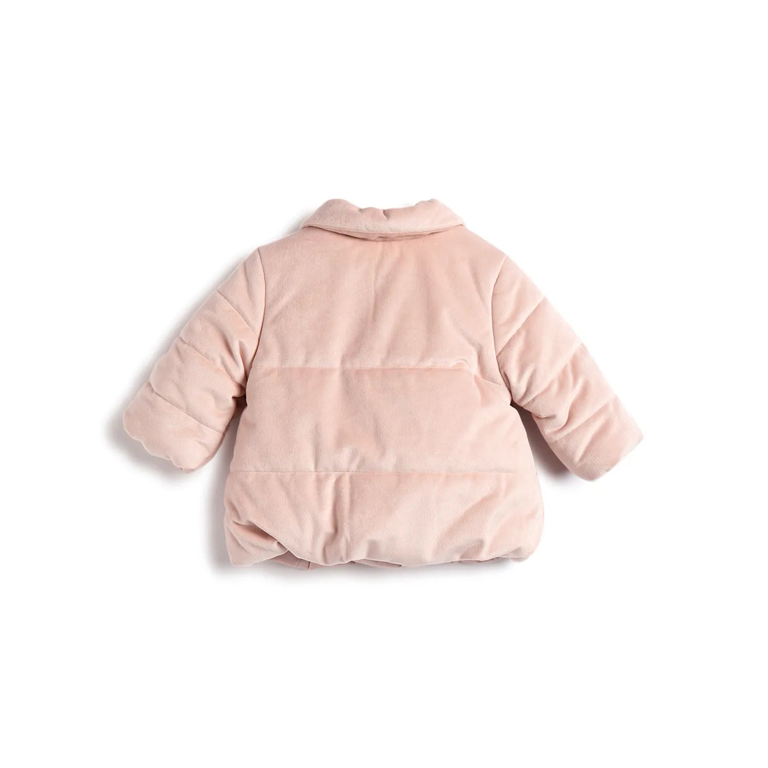 Girls Pink Solid Jacket