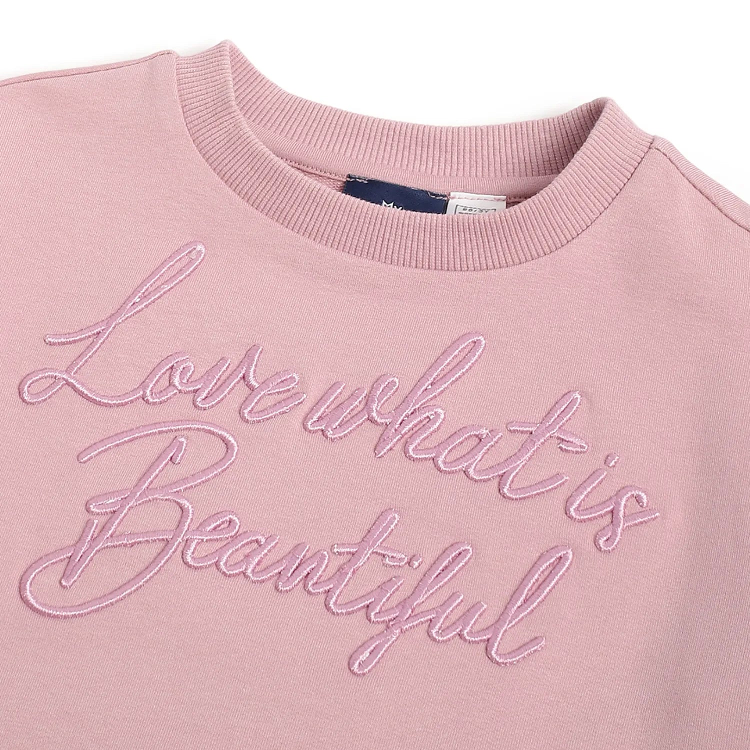 Girls Pink Sweatshirt with Trousers