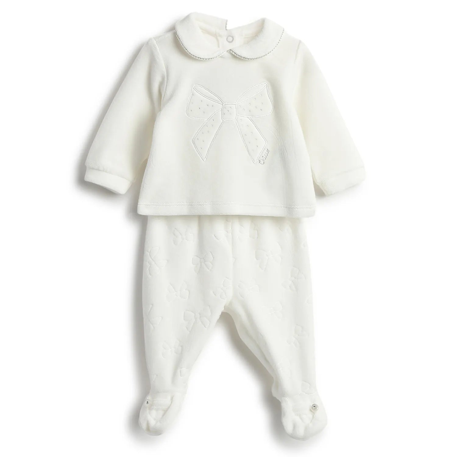 Girls Self Design Sweatshirt With Leggings