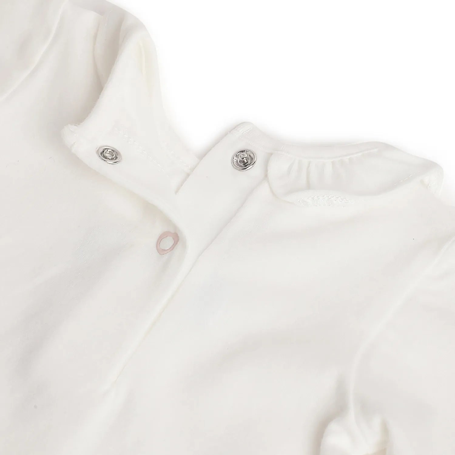 Girls White Applique T-shirt