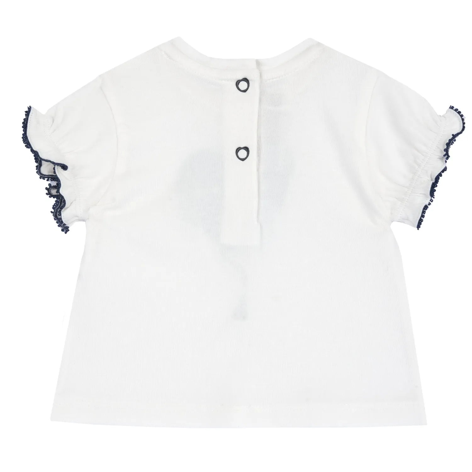 Girls White Embellished Top