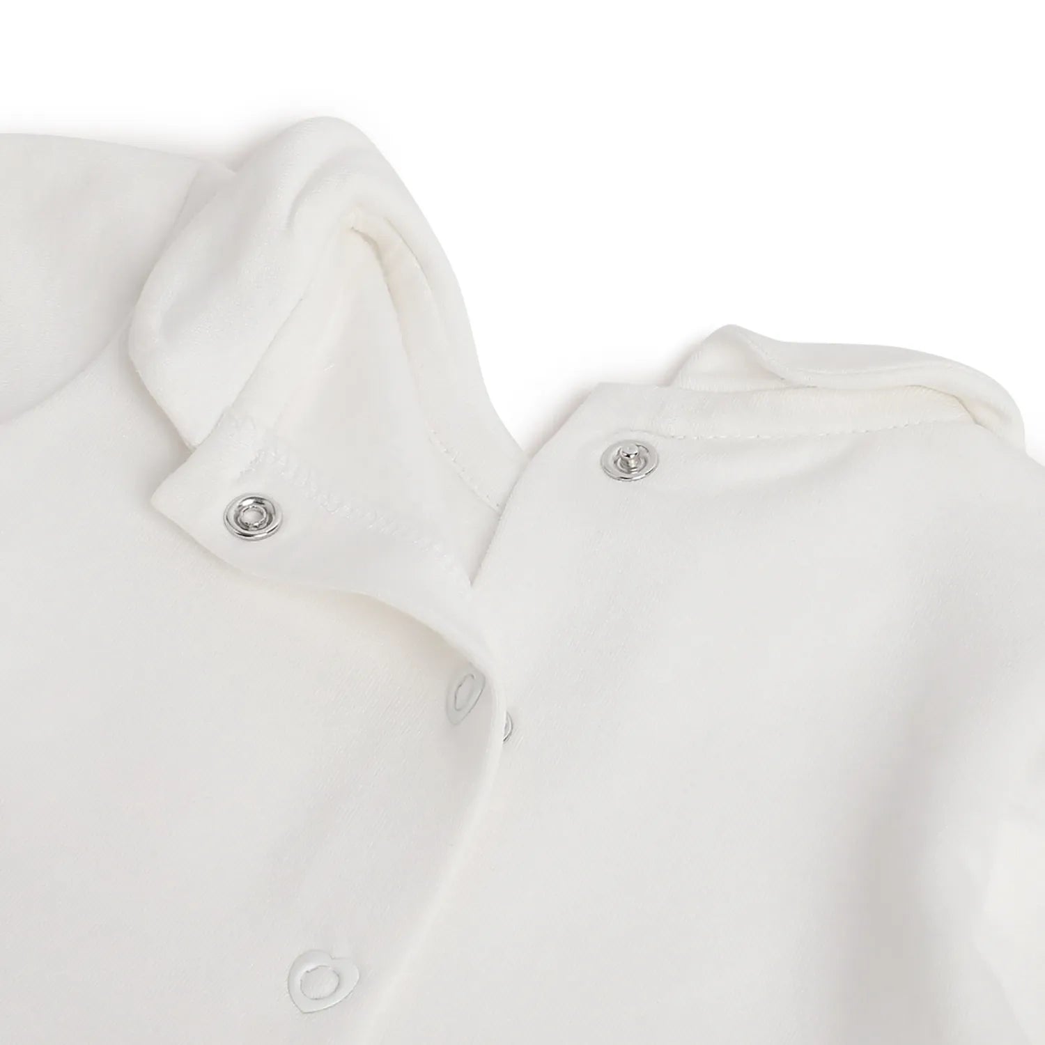 Girls White Polka Dot Printed Dress