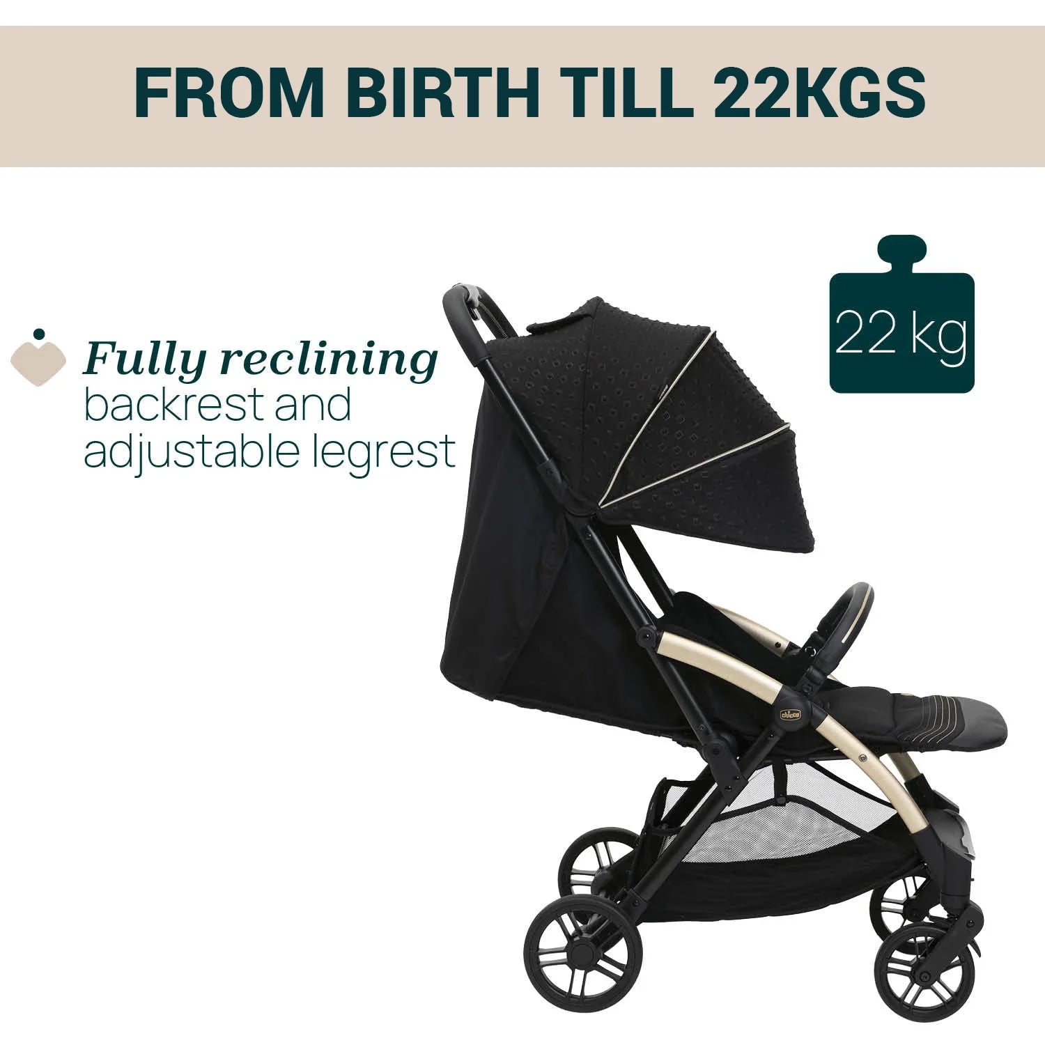 Goody XPlus Black Re Lux Stroller