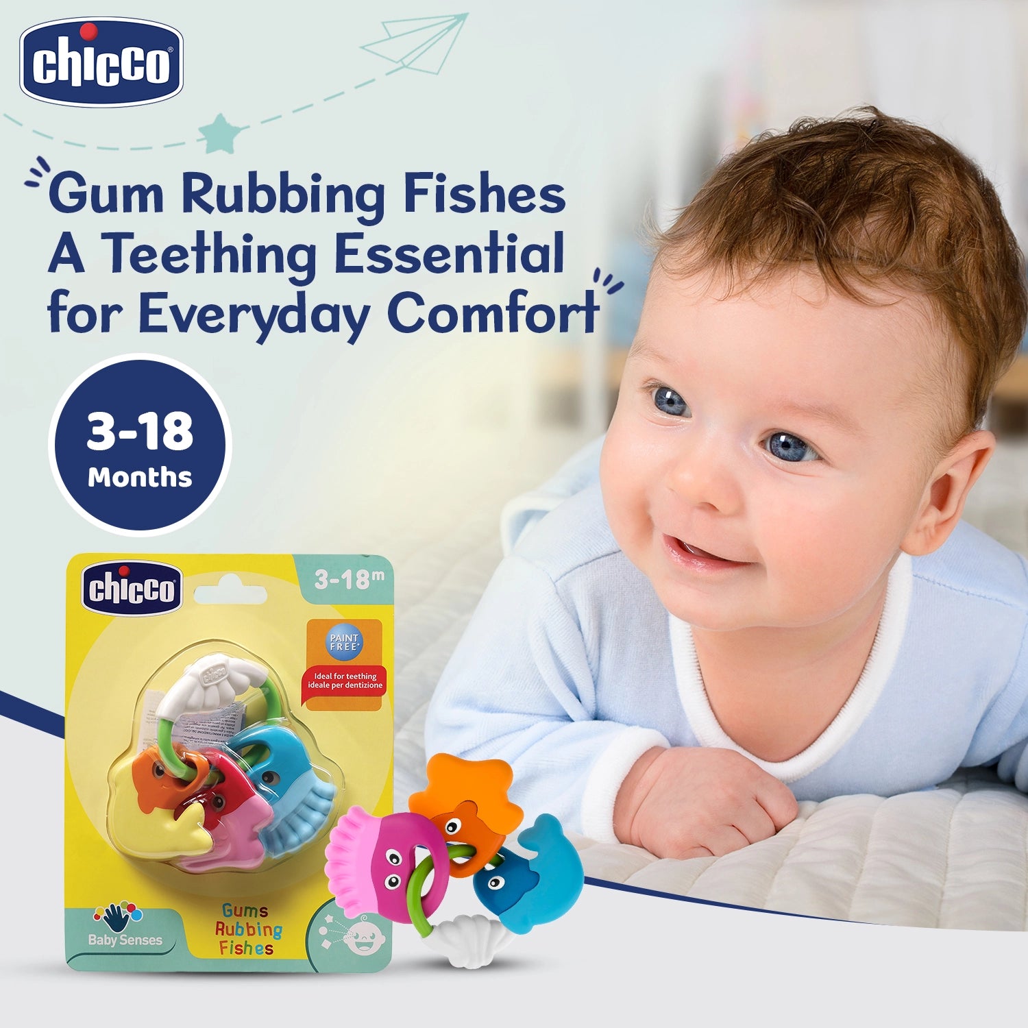 Gums Rubbing Fishes Rattle