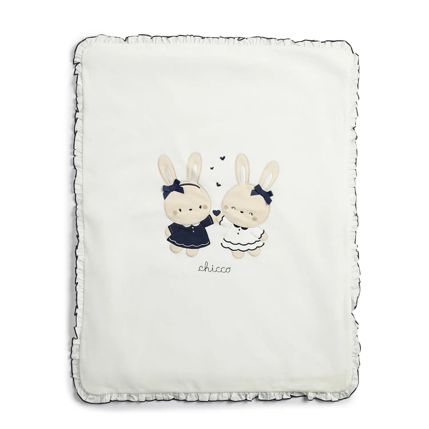 Infants Beige Printed Pram Blanket