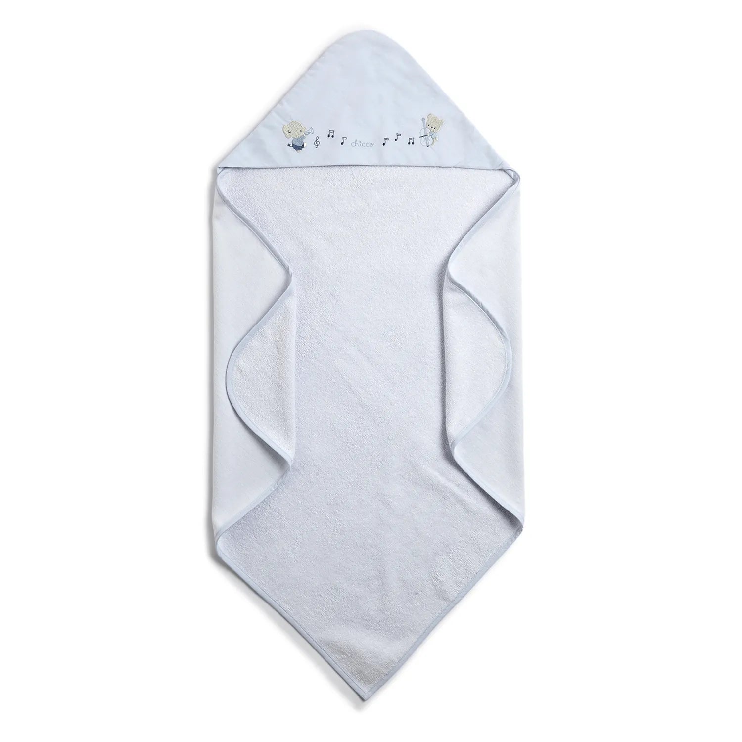 Infants Blue Cotton Bathwrap