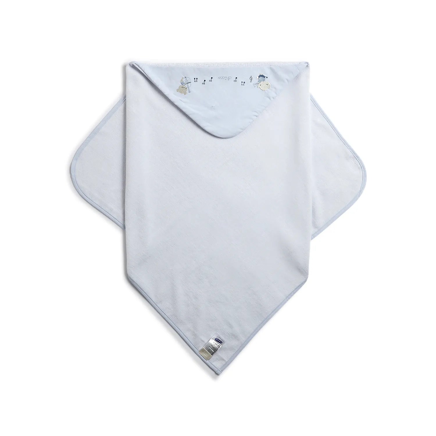 Infants Blue Cotton Bathwrap