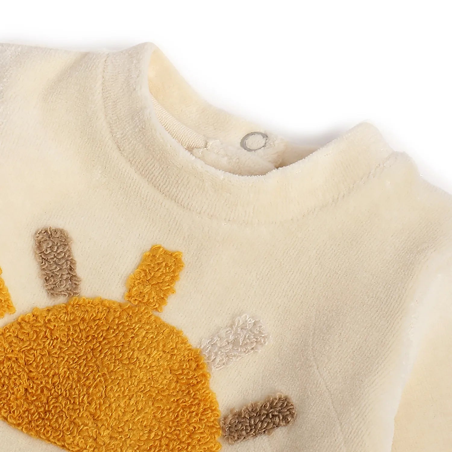 Infants Embroidered Leg Opening Babysuit