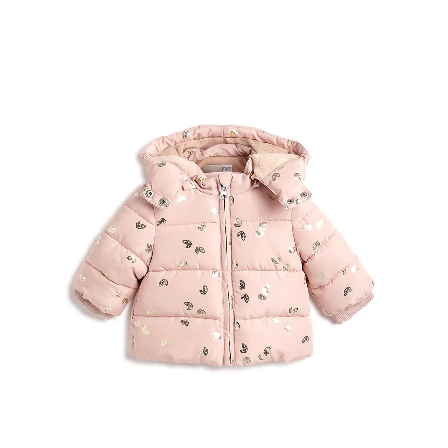 Infants Hooded Casual Puffer Jacket