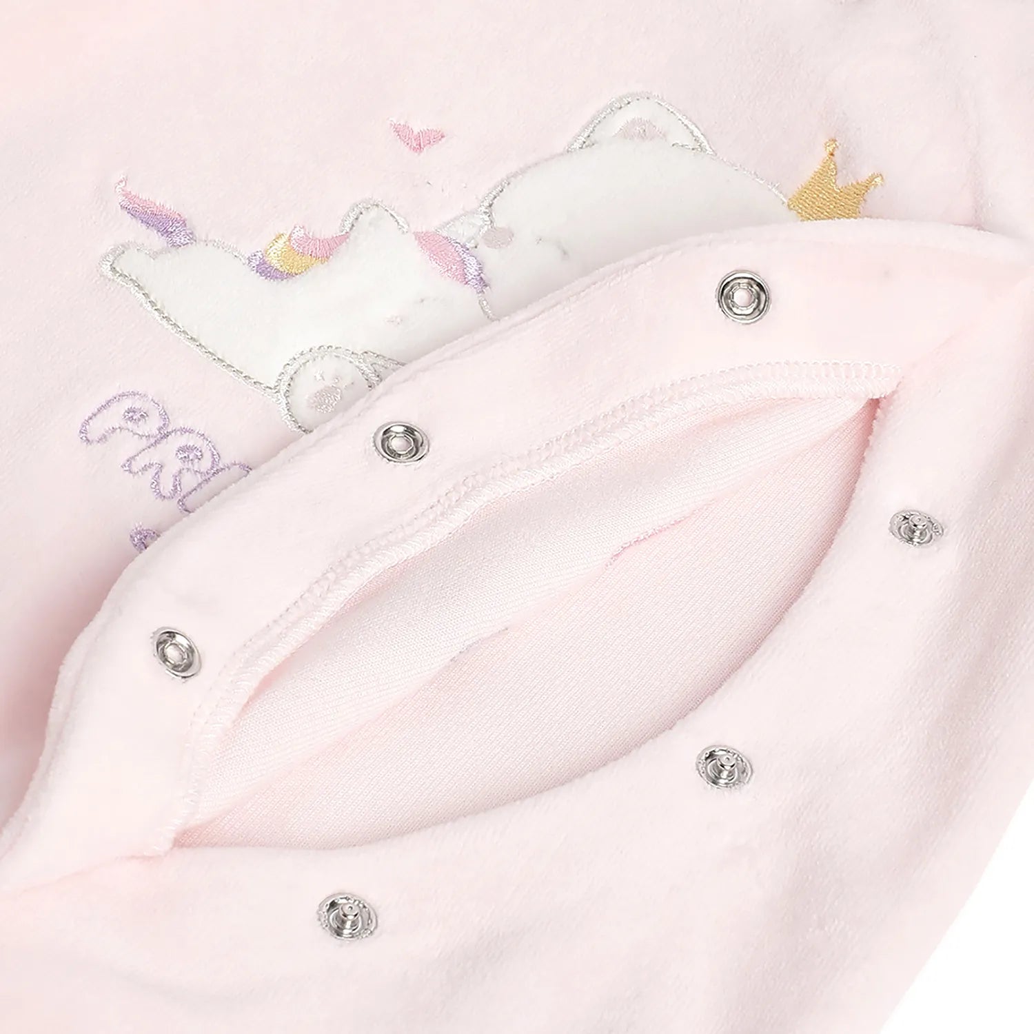 Infants Knitted Front Opening Babysuit