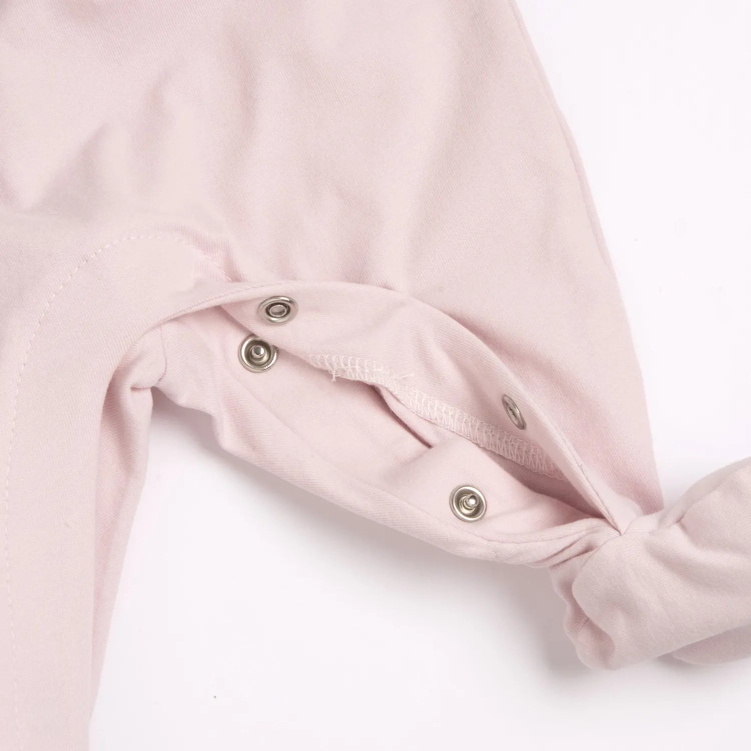 Infants Light Pink Embellished Leg Opening Babysuit