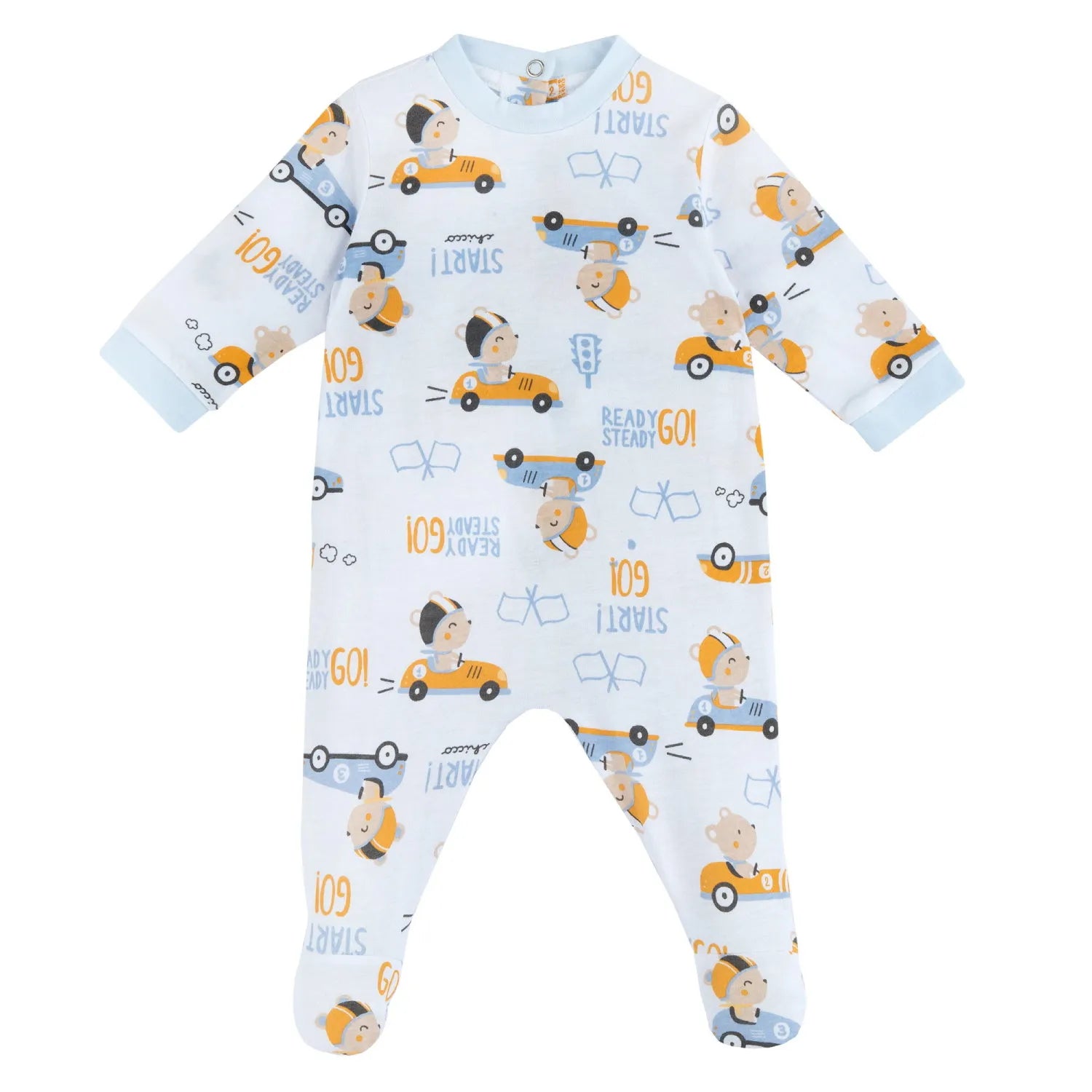 Infants Pack of 2 Printed Cotton Babysuit