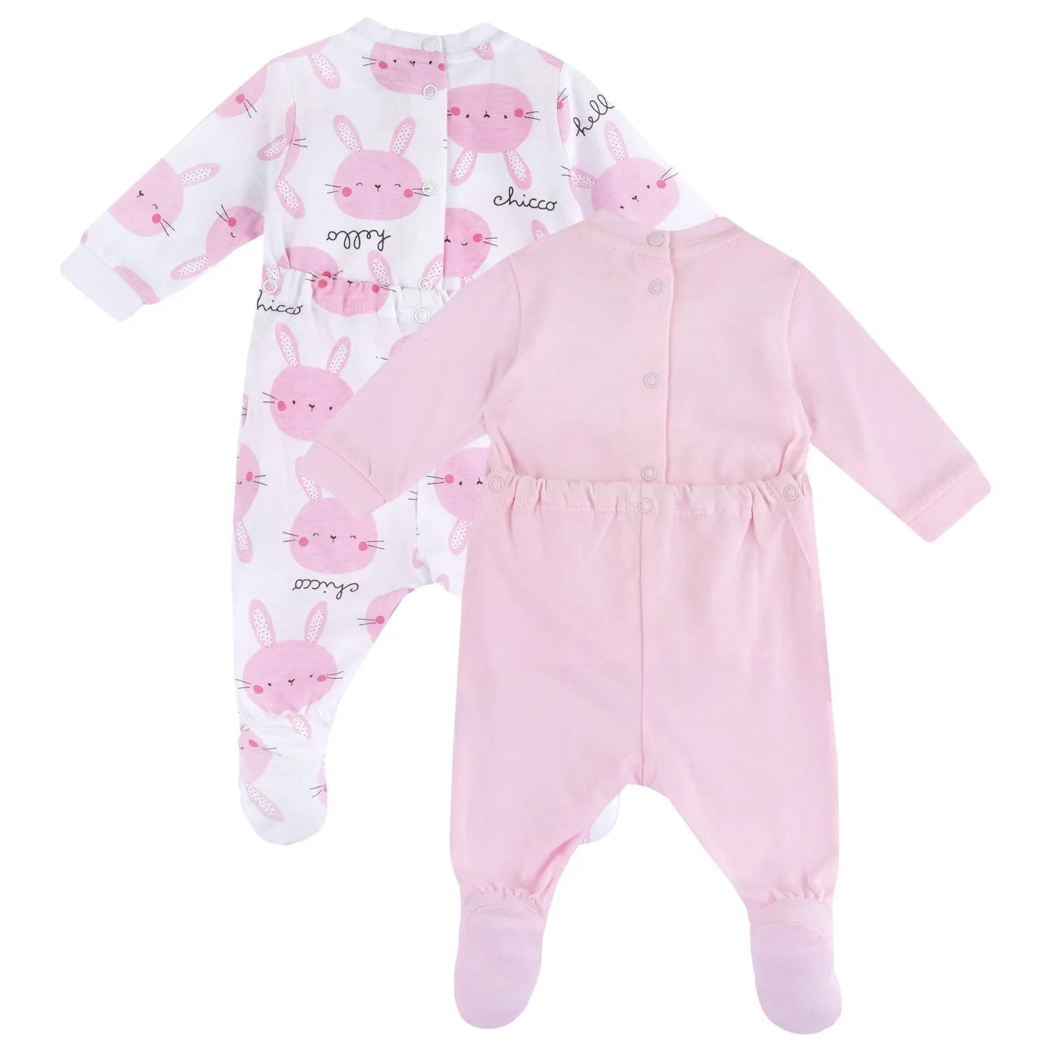 Infants Pack of 2 Printed Cotton Babysuit