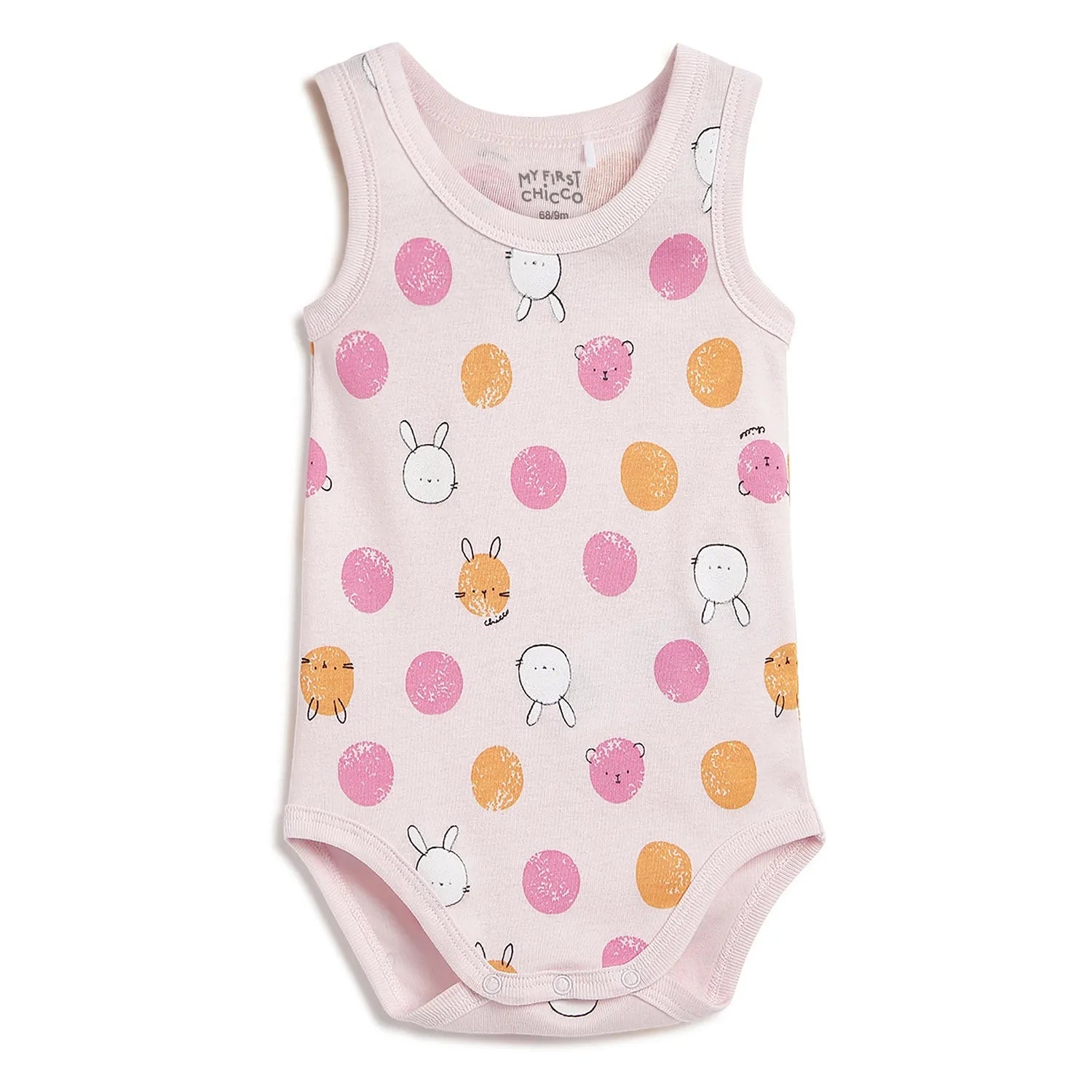 Infants Pack Of 4 Printed Cotton Bodysuits