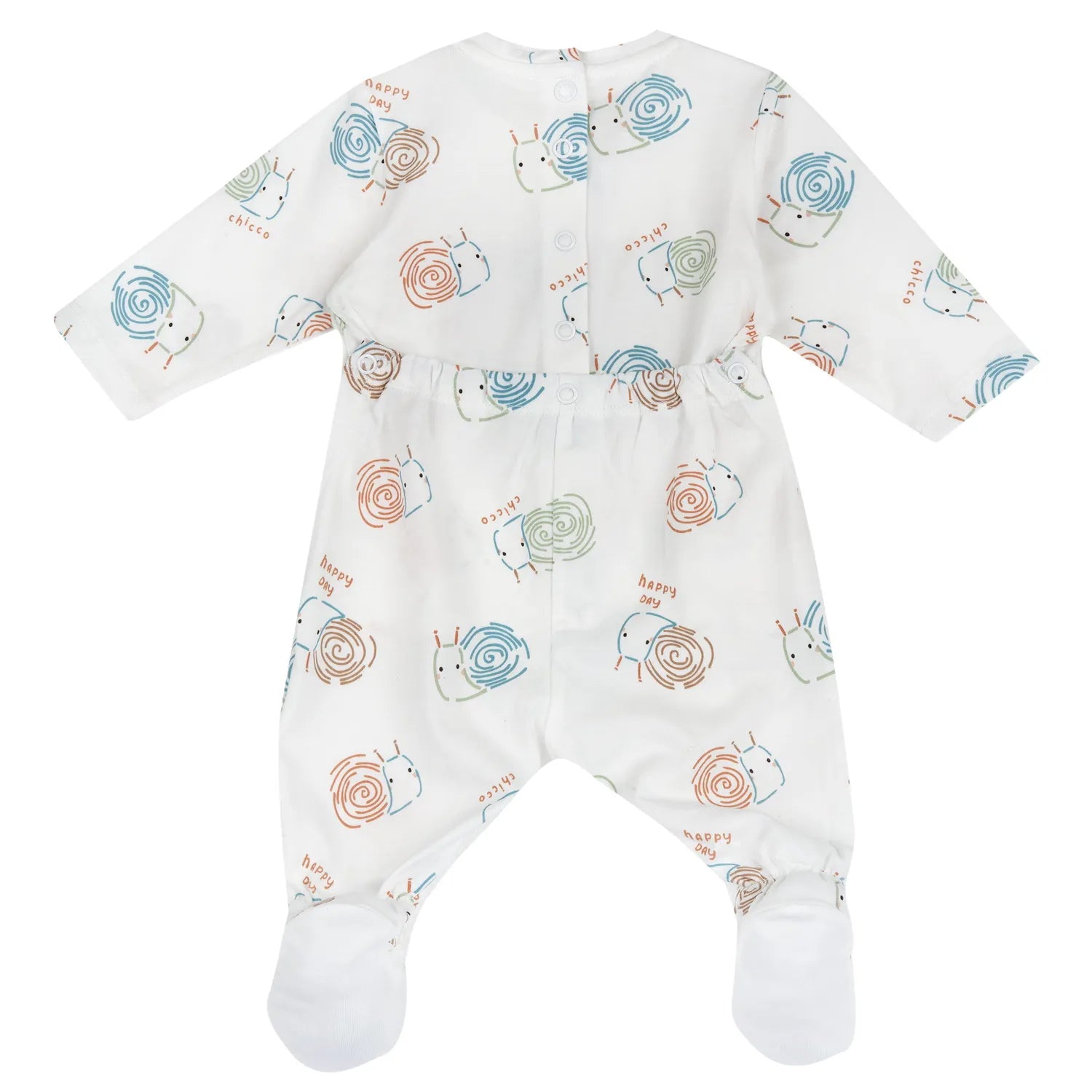 Infants Typography Printed Back Opening Babysuit
